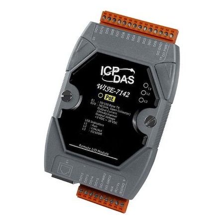 Icp Das 16-channel Isolated Digital Output PoE Module WISE-7142